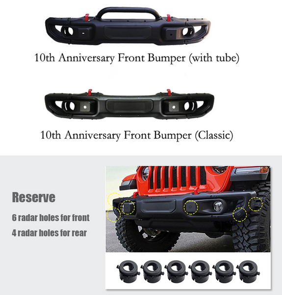 Jeep wrangler jl 10th anniversary front bumper