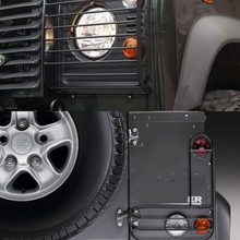 Load image into Gallery viewer, 4x4 Offroad steel headlight and taillight covers for Defender 90 110
