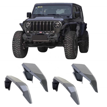 Load image into Gallery viewer, For Jeep for Wrangler JK 2007+ Aluminum Front &amp; Rear Fender Flares
