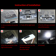 Load image into Gallery viewer, 4x4 Interior Dome Reading Lamp Bulb Dome Map LED Light front and rear for Jimny JB64 JB74 JB74w JB64w 2018-2020
