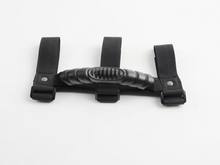 Load image into Gallery viewer, Roll Bar Grab Handles Straps Handles Compatible with Jeep Wrangler YJ TJ JK JL &amp; Gladiator JT 2Pcs Black Grip Handles
