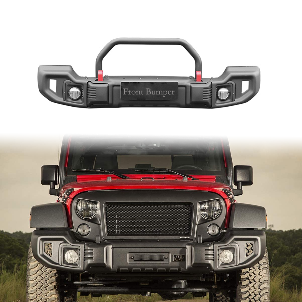 Steel Front and Rear Spartacus Bumper for Jeep Wrangler JK
