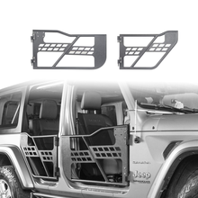 Load image into Gallery viewer, Front &amp; Rear Tubular Doors Off Road Summer Half tube Doors for 2007-2018 Jeep Wrangler JK Unlimited
