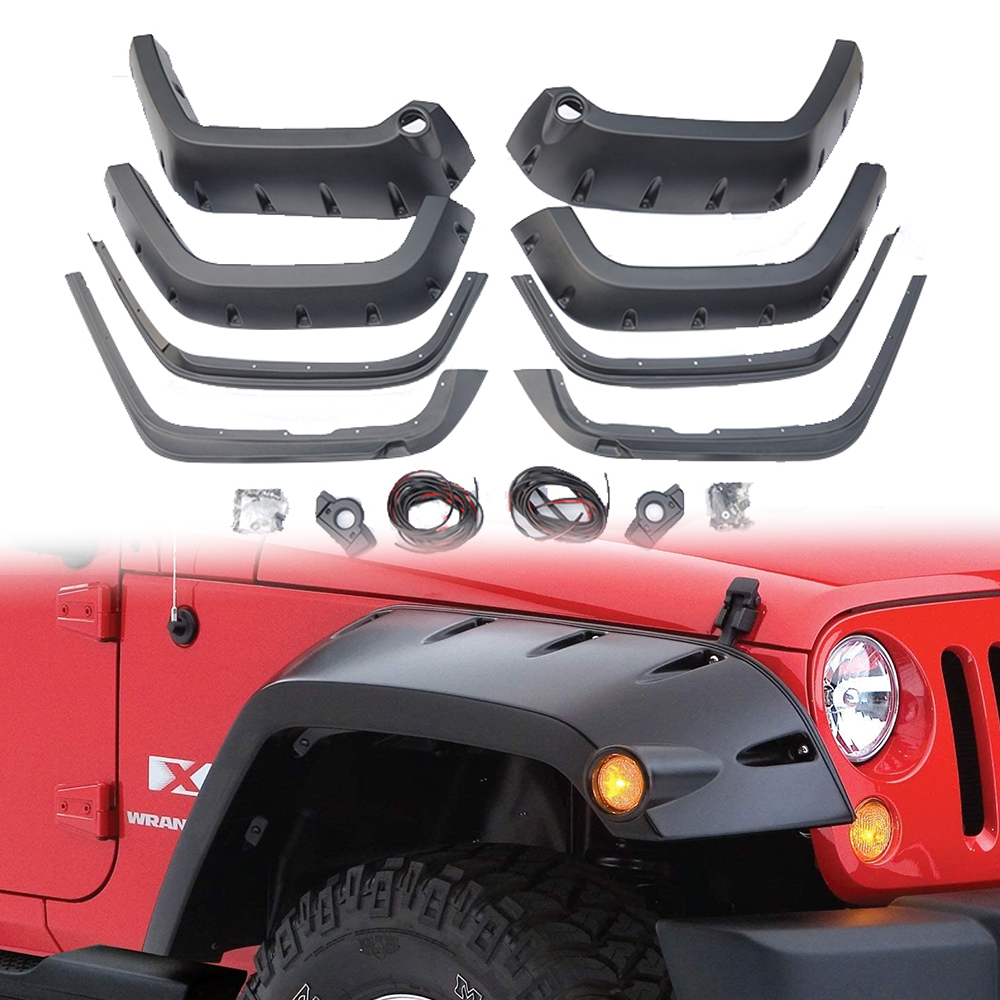 4x4 ABS Fender Flares Trims with Nail