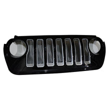 Load image into Gallery viewer, 7 Front Grille Inserts Guard Jeep wrangler jk jl front grille trims covers
