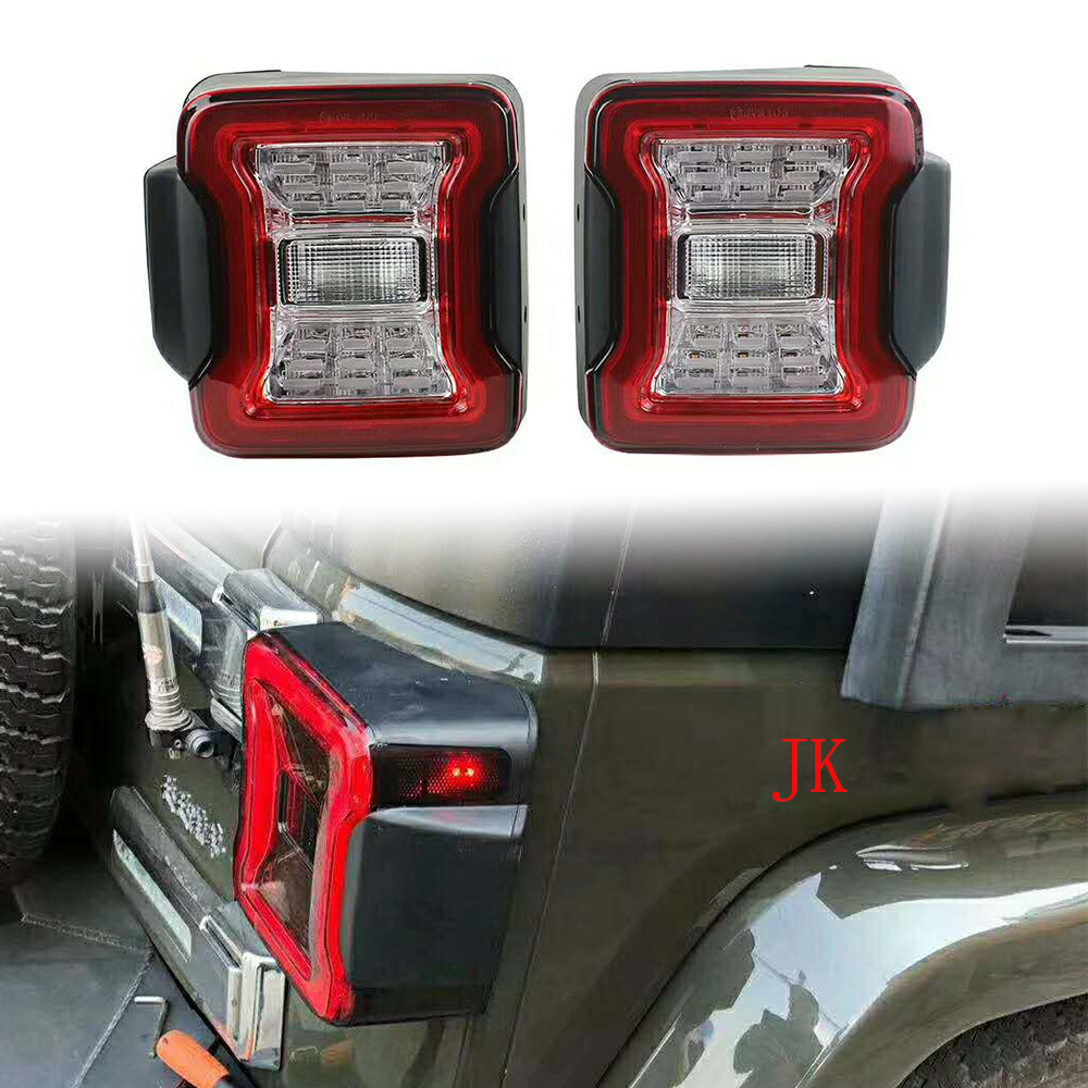 JL style taillight for Jeep wrangler JK 2007-2017 update LED taillight